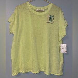 Nwt free people wipe out tee